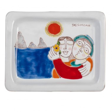Vassoio Fidanzati 20x16 cm Vassoio Fidanzati 20x16 cm